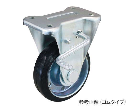 YUEI CASTER Co., Ltd GUKB-100(R) Fixed Caster With Stopper (Plate Type, Heavy Load)